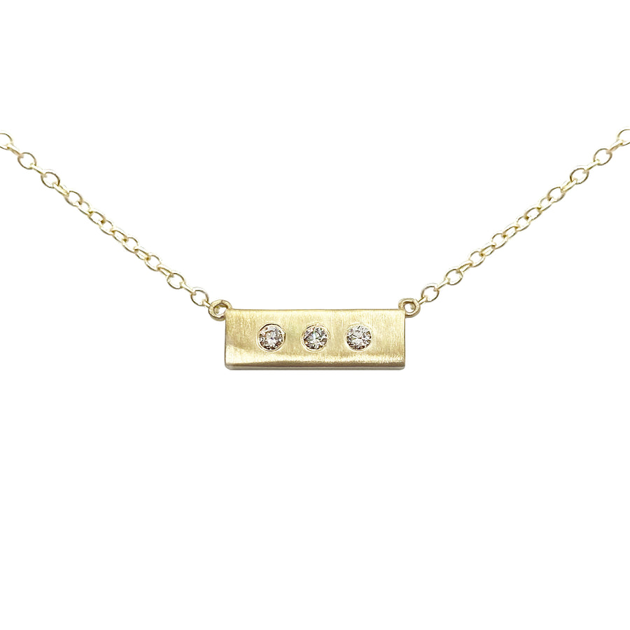 14-karat-yellow-gold-necklace-Diamond-Health-Wealth-Happiness-collection-designed-by-Susanne-Siegel-Fine-Jewelry