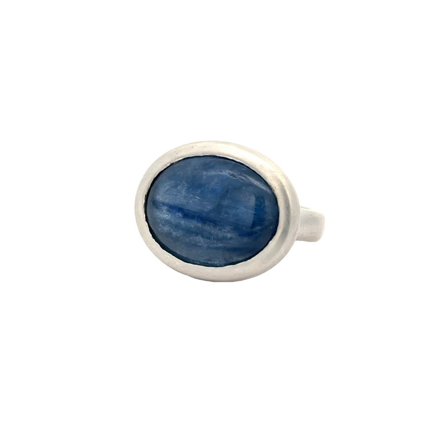 Happy Bubble Ring with Kyanite