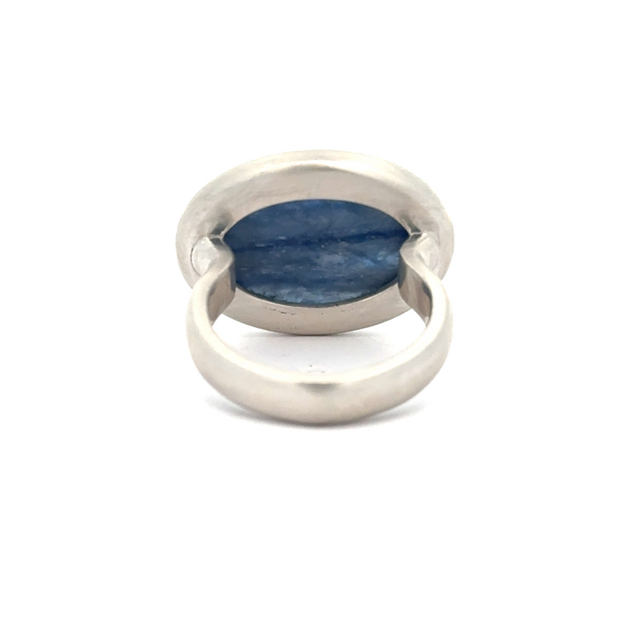 Happy Bubble Ring with Kyanite