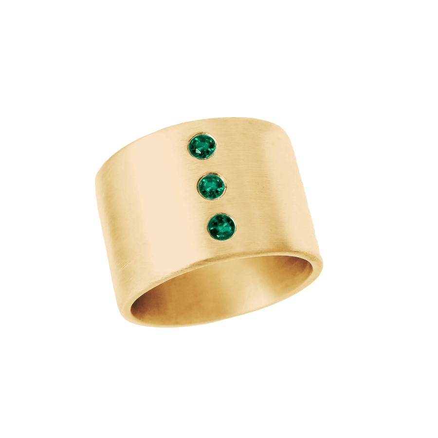 14-karat-yellow-gold-Ring-Emerald-Health-Wealth-Happiness-collection-designed-by-Susanne-Siegel-Fine-Jewelry