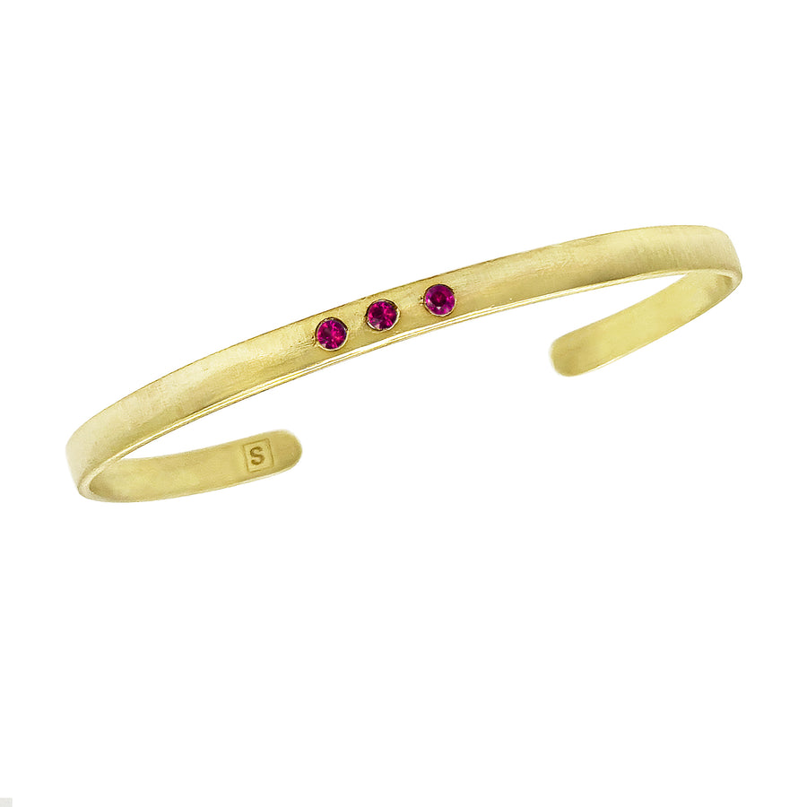 14-karat-yellow-gold-bracelet-Ruby-Health-Wealth-Happiness-collection-designed-by-Susanne-Siegel-Fine-Jewelry