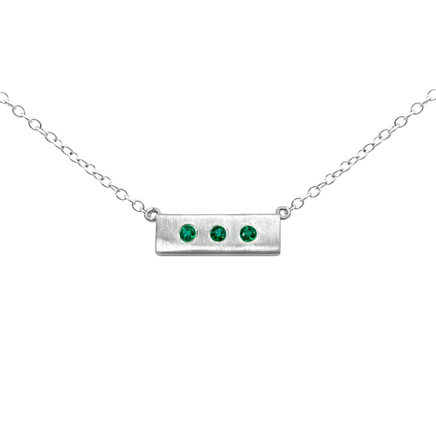 14-karat-white-gold-necklace-Emerald-Health-Wealth-Happiness-collection-designed-by-Susanne-Siegel-Fine-Jewelry