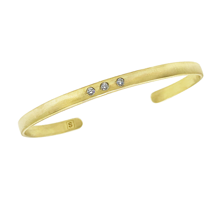 14-karat-yellow-gold-bracelet-Diamond-Health-Wealth-Happiness-collection-designed-by-Susanne-Siegel-Fine-Jewelry